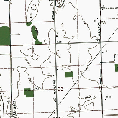 Western Michigan University MI-Gagetown: Authoritative US Topos 1963 digital map