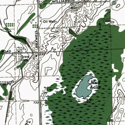 Western Michigan University MI-Gagetown: Authoritative US Topos 1963 digital map