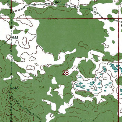 Western Michigan University MI-Gilchrist: Authoritative US Topos 1973 digital map