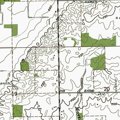 Western Michigan University MI-Gilford: Authoritative US Topos 1963 digital map