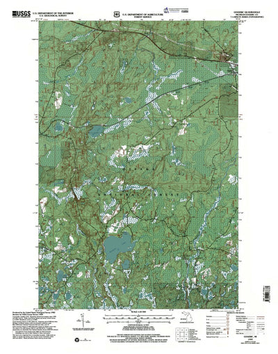 Western Michigan University MI-Gogebic: Authoritative US Topos 1999 digital map