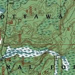 Western Michigan University MI-Gogebic: Authoritative US Topos 1999 digital map