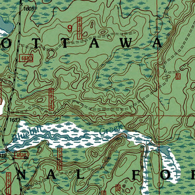 Western Michigan University MI-Gogebic: Authoritative US Topos 1999 digital map