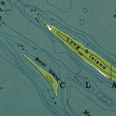 Western Michigan University MI-Goose Island: Authoritative US Topos 1964 digital map