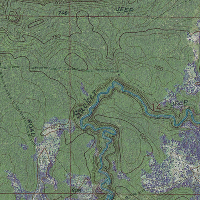 Western Michigan University MI-Grand Marais: GeoChange 1964-2012 digital map