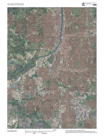 Western Michigan University MI-Grand Rapids West: GeoChange 1980-2012 digital map