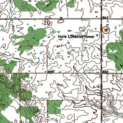 Western Michigan University MI-Hale SE: Authoritative US Topos 1968 digital map