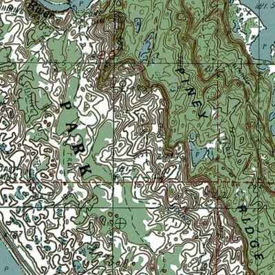Western Michigan University MI-Hamlin Lake: Authoritative US Topos 1982 digital map