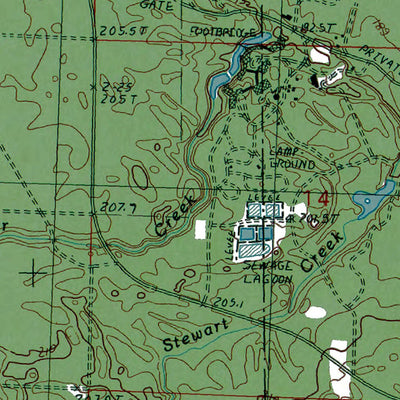 Western Michigan University MI-Hangore Heights: Authoritative US Topos 1986 digital map