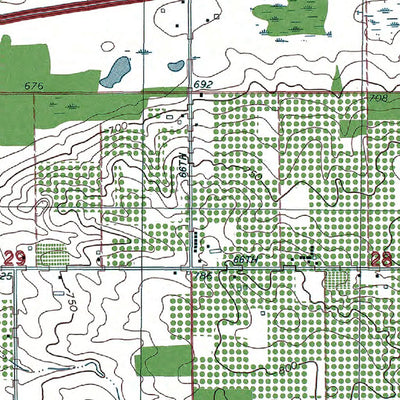 Western Michigan University MI-Hartford: Authoritative US Topos 1981 digital map