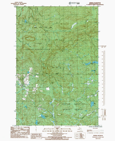 Western Michigan University MI-Herman: Authoritative US Topos 1985 digital map