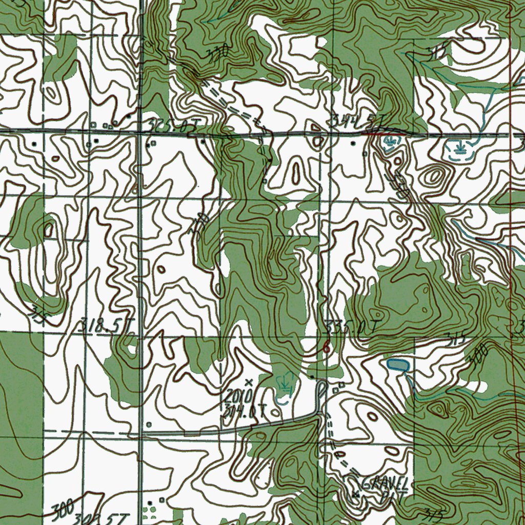 MIHersey Authoritative US Topos 1983 Map by Western Michigan