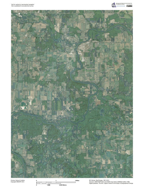 Western Michigan University MI-Hersey: GeoChange 1981-2012 digital map