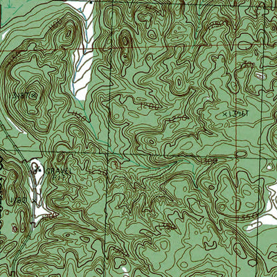Western Michigan University MI-Hetherton: Authoritative US Topos 1986 digital map