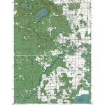 Western Michigan University MI-Hillman: Authoritative US Topos 1986 digital map