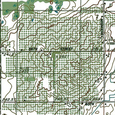 Western Michigan University MI-Holton: Authoritative US Topos 1985 digital map