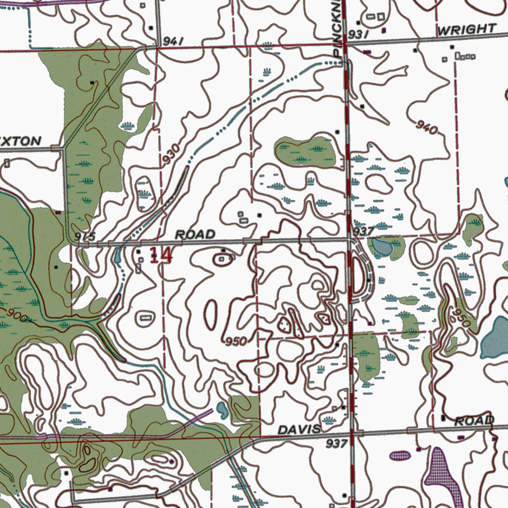 MI-Howell: Authoritative US Topos 1968 Map by Western Michigan ...