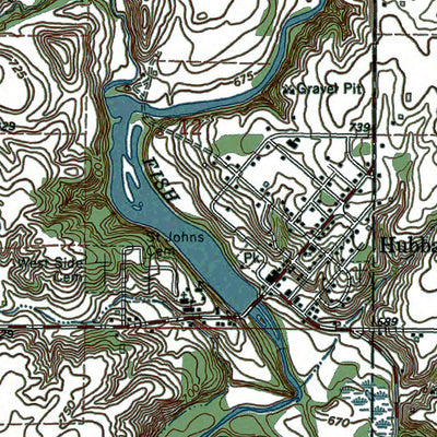 Western Michigan University MI-Hubbardston: Authoritative US Topos 1967 digital map