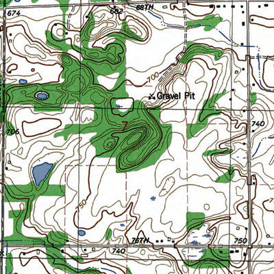 Western Michigan University MI-Hudsonville East: Authoritative U.S. Topo 1973 digital map
