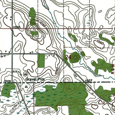 Western Michigan University MI-IN-California: Authoritative US Topos 1960 digital map