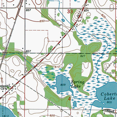 Western Michigan University MI-IN-Edwardsburg: Authoritative US Topos 1981 digital map