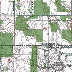 Western Michigan University MI-IN-Niles East: Authoritative US Topos 1981 digital map