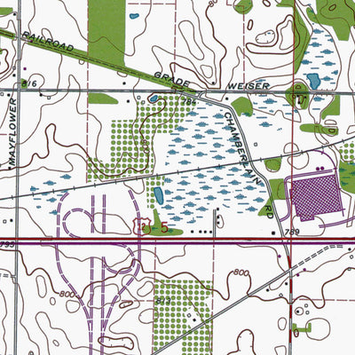 Western Michigan University MI-IN-Niles West: Authoritative US Topos 1971 digital map