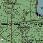 Western Michigan University MI-Indianville: Authoritative US Topos 1982 digital map
