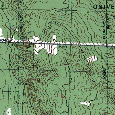 Western Michigan University MI-Indianville: Authoritative US Topos 1982 digital map