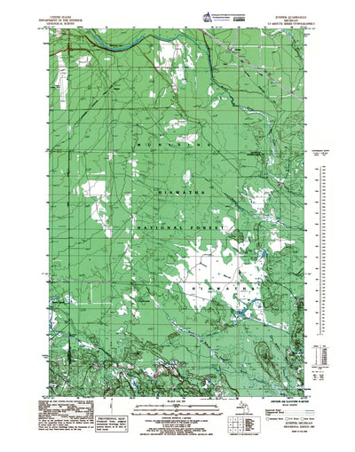 Western Michigan University MI-Juniper: Authoritative US Topos 1985 digital map