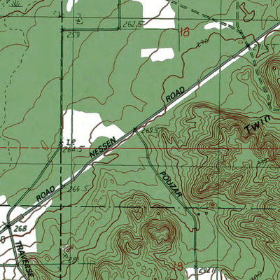 Western Michigan University MI-Karlin: Authoritative US Topos 1983 digital map
