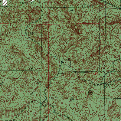 Western Michigan University MI-Karlin: Authoritative US Topos 1983 digital map