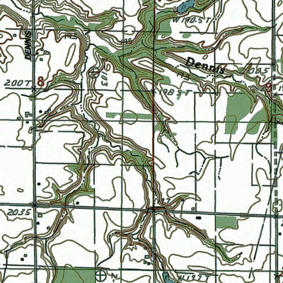 Western Michigan University MI-Kings Corners: Authoritative US Topos 1982 digital map