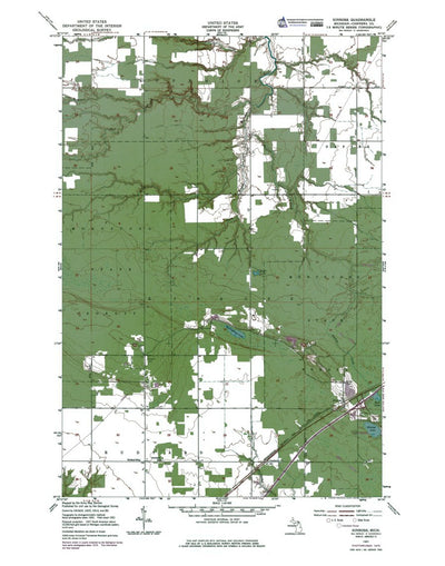 Western Michigan University MI-Kinross: Authoritative US Topos 1951 digital map