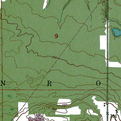 Western Michigan University MI-Kinross: Authoritative US Topos 1951 digital map