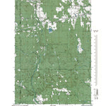 Western Michigan University MI-Ladoga: Authoritative US Topos 1985 digital map
