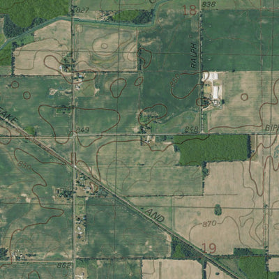 Western Michigan University MI-Lake Odessa: GeoChange 1974-2012 digital map