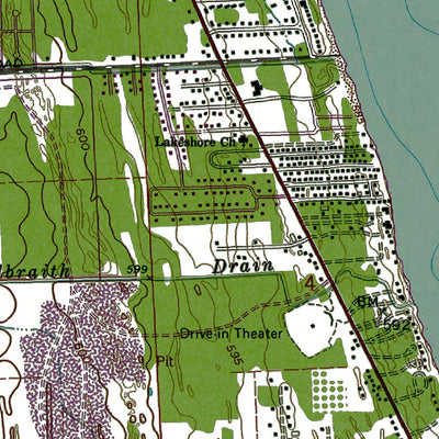 Western Michigan University MI-Lakeport: Authoritative US Topos 1961 digital map