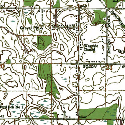 Western Michigan University MI-Lansing North: Authoritative US Topos 1965 digital map