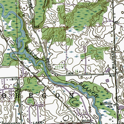 Western Michigan University MI-Lapeer: Authoritative US Topos 1963 digital map