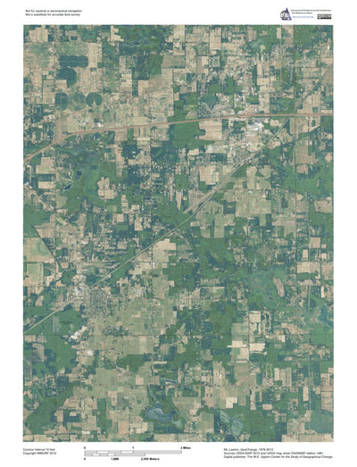 Western Michigan University MI-Lawton: GeoChange 1976-2012 digital map