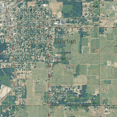 Western Michigan University MI-Lawton: GeoChange 1976-2012 digital map