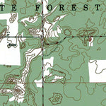 Western Michigan University MI-Lewiston: Authoritative US Topos 1950 digital map