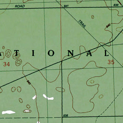 Western Michigan University MI-Loud Dam: Authoritative US Topos 1989 digital map
