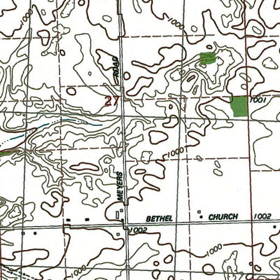 Western Michigan University MI-Manchester: Authoritative US Topos 1980 digital map