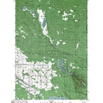 Western Michigan University MI-Manning: Authoritative US Topos 1982 digital map