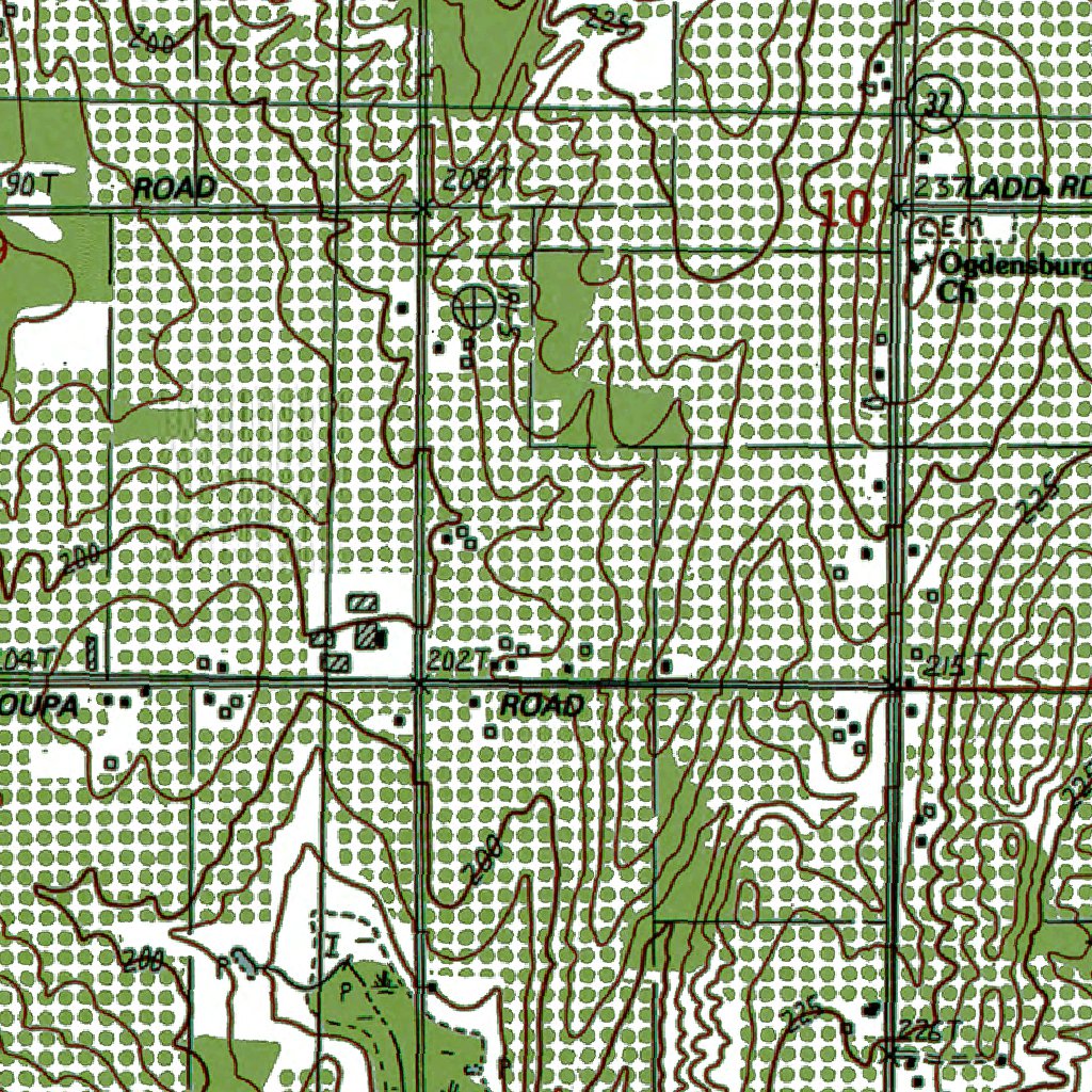 MI-Mapleton: Authoritative US Topos 1983 Map by Western Michigan ...