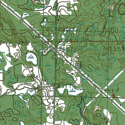 Western Michigan University MI-Marion: Authoritative US Topos 1983 digital map