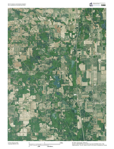 Western Michigan University MI-Martin: GeoChange 1980-2012 digital map