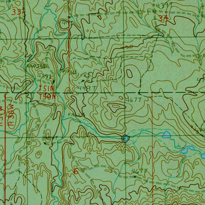 Western Michigan University MI-McComb Corner: Authoritative US Topos 1984 digital map